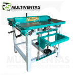MESA CIRCULAR BASICA CON RODAJES