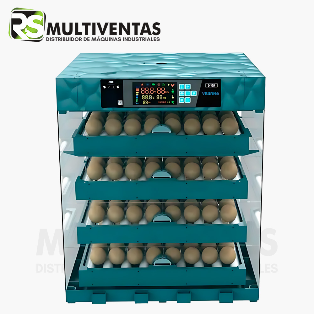 INCUBADORA AUTOMÁTICA DE 256 HUEVOS