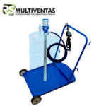 BOMBA NEUMATICA PARA ACEITE DE 200L CON MEDIDOR DIGITAL Y COCHE YAMAGUCHI 180C