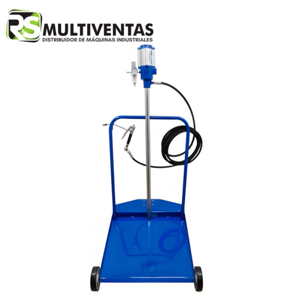 ENGRASADORA NEUMATICA DE 200KG CON COCHE YAMAGUCHI 280