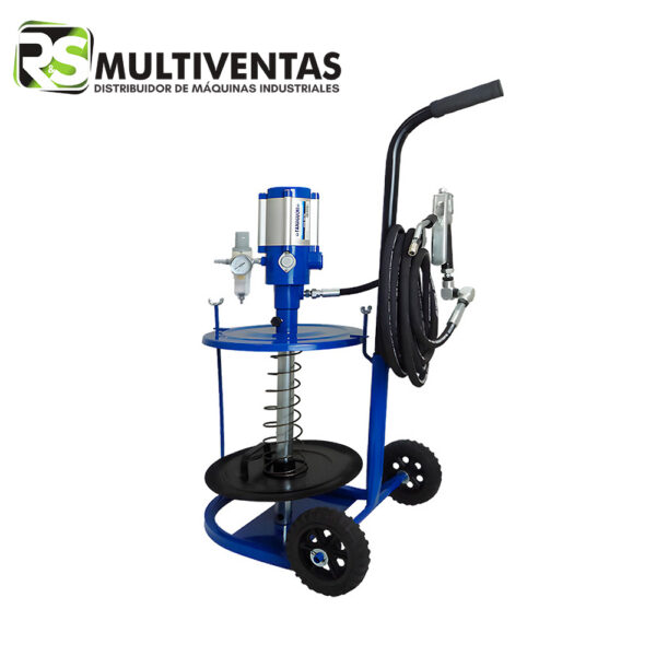 ENGRASADORA NEUMATICA DE 20KG CON RUEDAS YAMAGUCHI 281