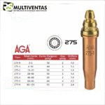 BOQUILLA DE CORTE 275 - AGA