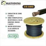 CABLE DE SOLDAR 3/0 AWG