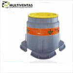 CAJA DE REGISTRO CON TAPA AMARILLA GEL THOR