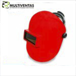 CARETA DE SOLDAR TIPO HUEVITO - ROJO