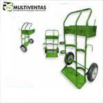 COCHE PORTA OXIGENO Y GAS PROPANO CON LLANTAS BUGGY