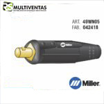 CONECTOR PARA MAQUINA DE SOLDAR MACHO - MILLER