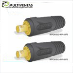 CONECTOR MACHO PARA  MAQUINA  DE SOLDAR TIPO DINSE - 5070