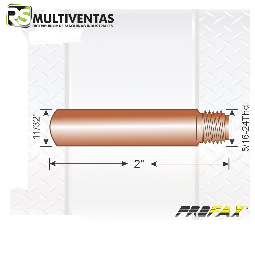 CONTACT-TIP-PX15H45-PROFAX.jpg CONTACT TIP PX15H45 - PROFAX - Imagen 1