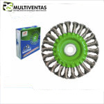 ESCOBILLA CIRCULAR TRENZADO PARA ACERO INOXIDABLE