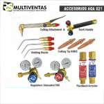 KIT ACCESORIOS OXICORTE AGA X21