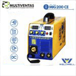 MAQUINA DE SOLDAR MIG200 CE - WELDWELL®