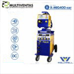MAQUINA DE SOLDAR X-MIG400 IGBT - WELDWELL®