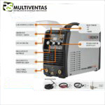 MAQUINA PARA SOLDAR 250TIG - RONCHWELD - Imagen 2