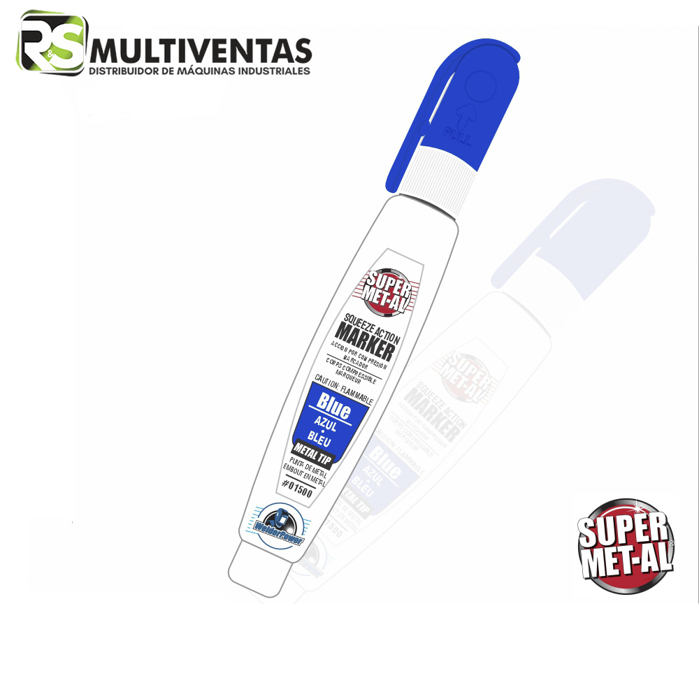 MARCADOR-PARA-METAL-SUPER-MET-AL-azul.jpg MARCADOR PARA METAL SUPER MET-AL - AZUL - Imagen 1