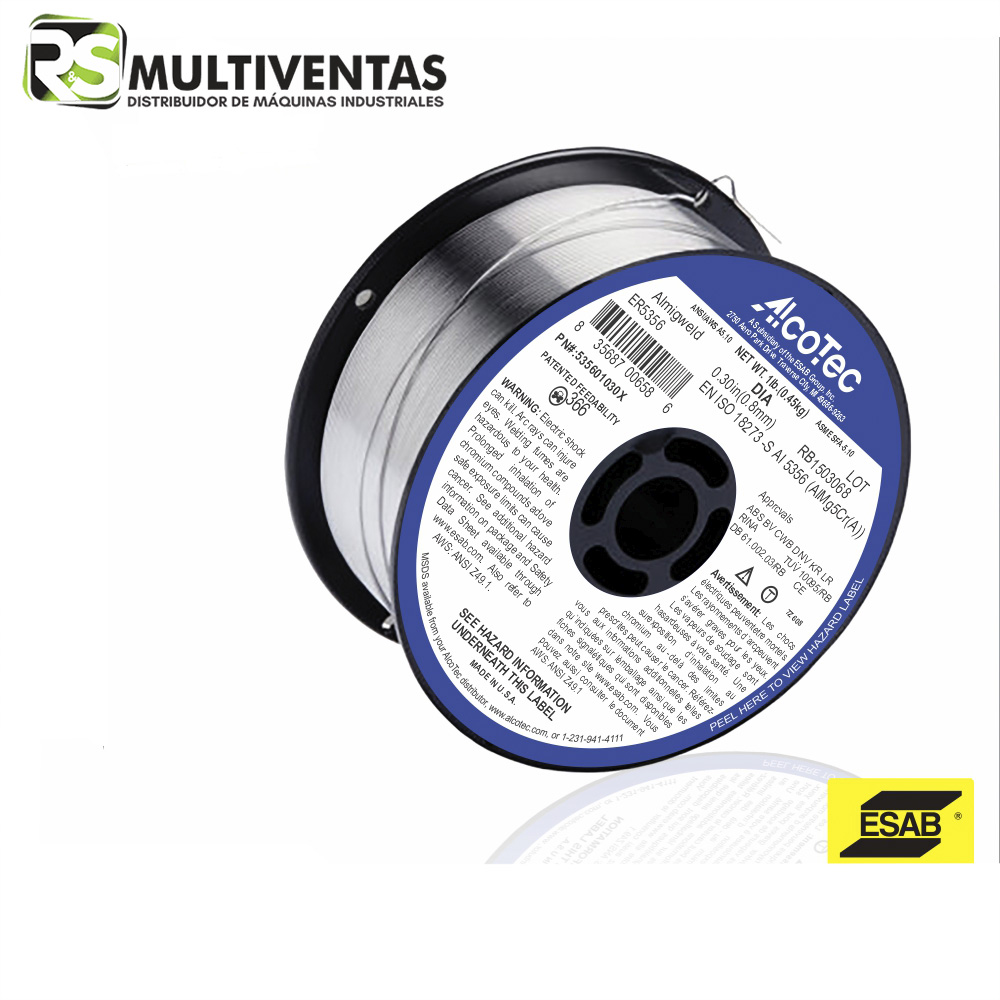 SOLDADURA-DE-ALUMINIO-1LB-ALCOTEC-ESAB.jpg SOLDADURA DE ALUMINIO 1LB - ALCOTEC ER 5356 - ESAB - Imagen 1