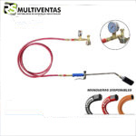 SOPLETE DE CALENTAMIENTO PARA BALON DE 10KG CON MANOMETRO Y VALVULA ANTIRETORNO WPK070 PLUS