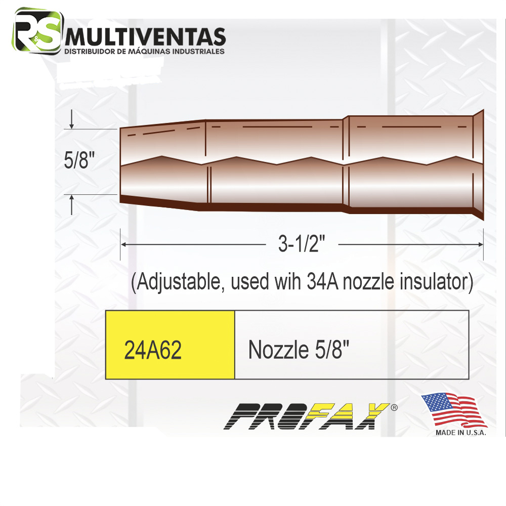 TOBERA-MIG-PROFAX-PFX-24A62.jpg TOBERA MIG PROFAX PFX-24A62 - Imagen 1