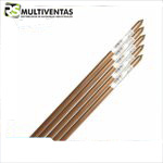 VARILLA DE COBRE ELECTROLÍTICO 3/4" x 2.4 MTS